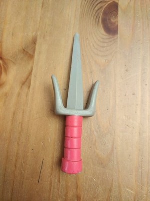 Vintage Playmates 1989 1990 TMNT Giant Raphael Figure Part Weapon - Sai