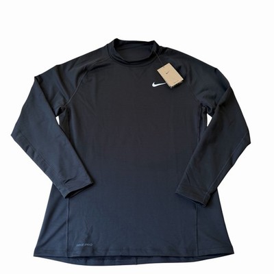 NWT Nike Pro Dri-FIT Long Sleeve Mock Neck Top Shirt Black Men s XL DH4806-010