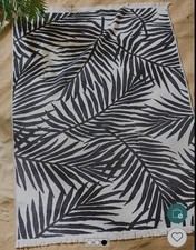 NEXT Monochrome XL Lightweight Leaf 100% Cotton Beach Towel 180 x 100 cms New
