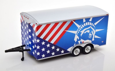 1:18 Ertl/Auto World Sonstiges Car Trailer Miss Liberty