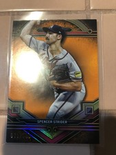 2024 Topps Triple Threads Spencer Strider #76 Yankees AMBER Orange Numbered /199