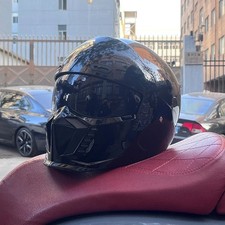 Retro Motorcycle Helmet ABS Lightweight Full Coverage Racing Motorbike Helmets