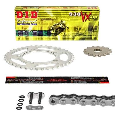 DID VX Kettensatz Kawasaki GPZ 900 R (ZX900A) 1990, X-Ring Nietschloss GPZ900R