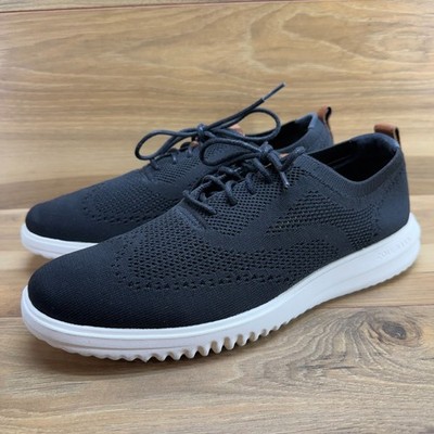Cole Haan Zero Grand Mesh Wingtip 9.5 M Black Stitchlite Oxfords
