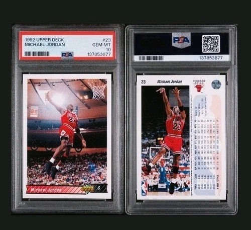 1992 Upper Deck #23 Michael Jordan HOF Bulls  PSA 10 GEM MINT Chicago Bulls Card