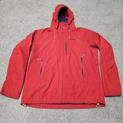 Patagonia Piolet Gore-Tex Hooded Rain Shell Jacket Mens Size Large