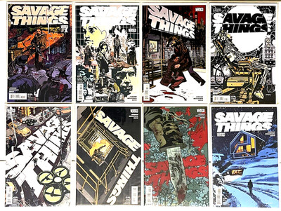 SAVAGE THINGS #1-8 COMPLETE SET CVR A 1ST PRINT 2017 VERTIGO COMICS NM