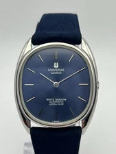 Universal Geneve white shadow ellipse watch ref. 866151 - Microrotor