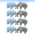  8 Pcs Decor for Living Room Ornaments Tabletop Crafts Elephant Shaped Desktop