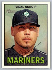 Vidal Nuno 2016 Topps Heritage Seattle Mariners 312
