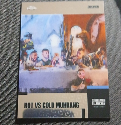 #ad Topps Chrome Sidemen XIX Sunday Posters Insert #13 Hot Vs Cold Mukbang 2023 $3.26