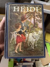 HEIDI by Johanna Spyri 1924 Winston Ed. Clara M Burd Illustrations HC ALL PLATES