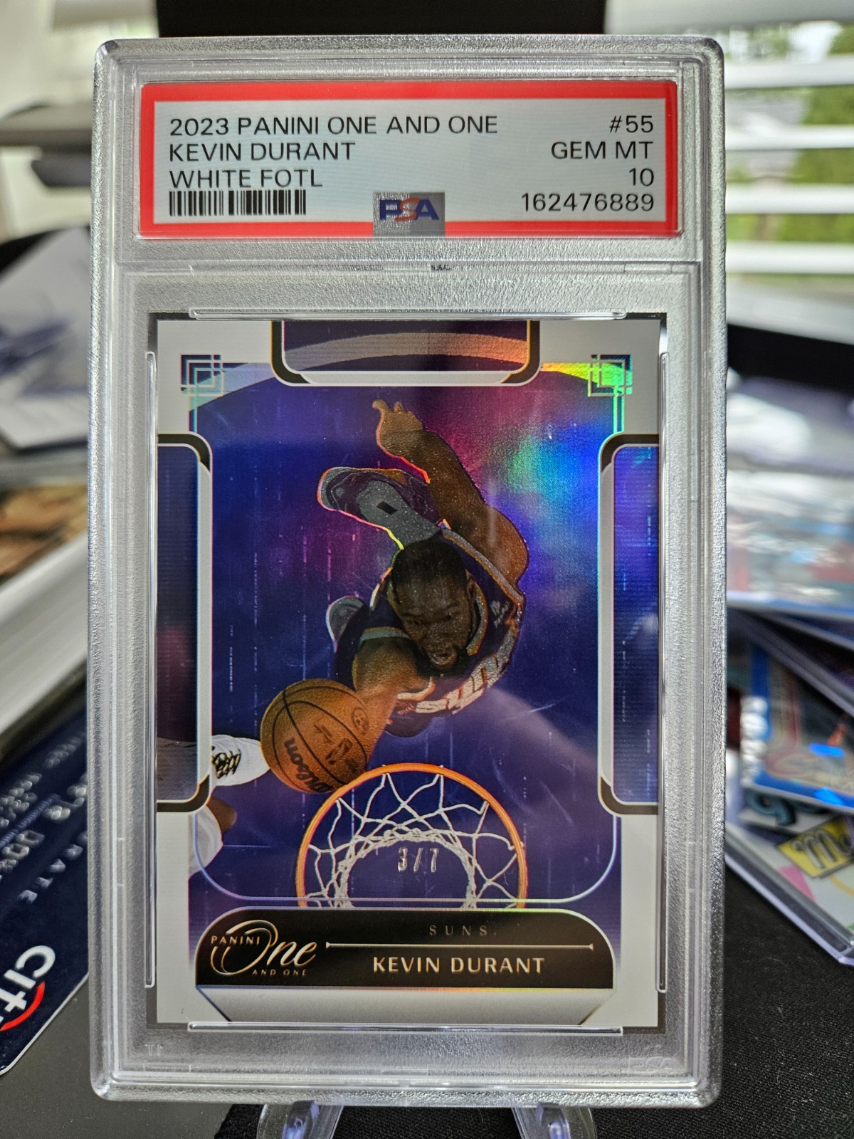 2023-24 Panini One And One Basketball Kevin Durant #55 FOTL White /10 Suns view 1
