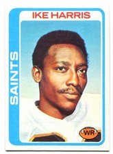 1978 Topps #367 Ike Harris Football Card - New Orleans Saints