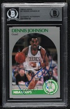 1990-91 NBA Hoops Dennis Johnson #41 HOF ow6