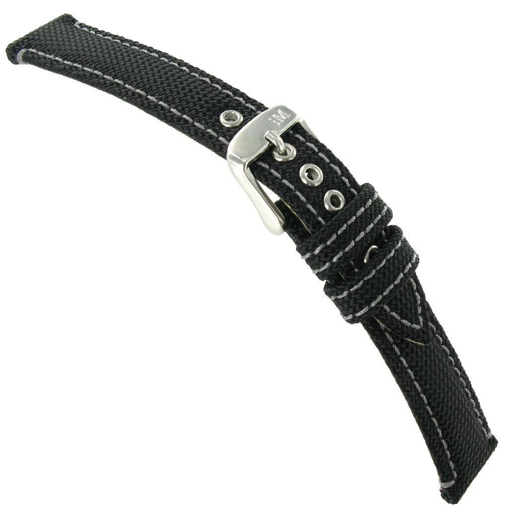 Morellato Black Leather Wristwatch Bands