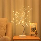 <!--F#f_0-->108 LED Night Light Tree Table Desk Lamp Silver Branch Battery USB Party Decor<!--F/-->