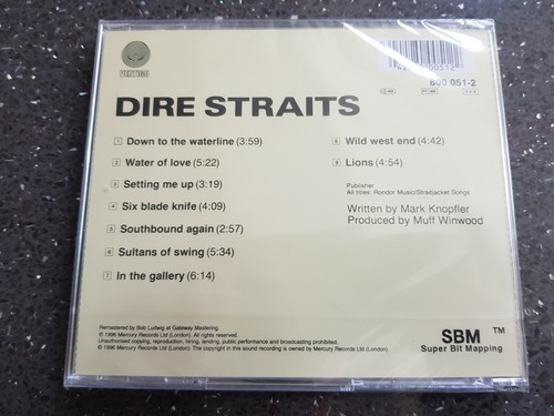 Dire Straits / Dire Straits - Remastered CD Album - New & Sealed - Picture 2 of 2