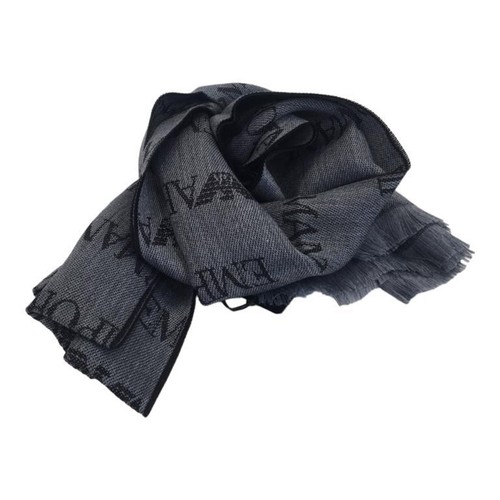 ARMANI EA SCIARPA Sciarpina Reversib bicolor UNISEX 50% LANA+50% ACRILICO 625053 - Imagen 12 de 14