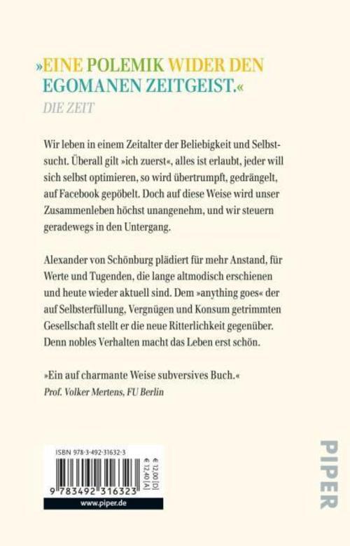 Thumbnail - Alexander Von Schönburg / Die Kunst Des Lässigen Anstands /