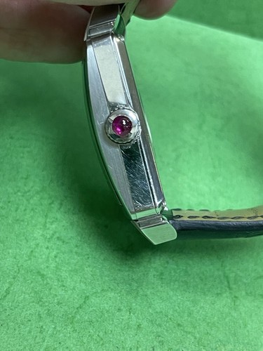 Authentic Square OMEGA De Ville Byzantium ref 7805.75.34 diamonds MOP DAIL Hk45k - Picture 18 of 21