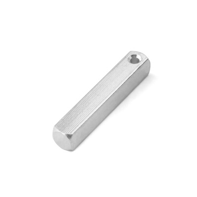 ImpressArt 3D Rectangle Stamping Blank, 1 1/2'' x 1/4'', Aluminum 24 Pack, Jewelry