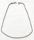Art deco silver sterling pocket watch chain. Length: 40 cm., 8 gr.