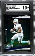 2022 Panini Prestige Myles Gaskin /199 Dolphins Xtra Points Purple #181 SGC Pop1