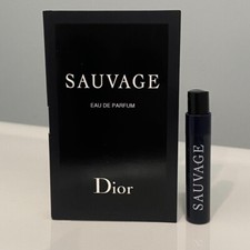 New in Card Dior Sauvage Eau de Parfum EDP Sample Spray 0.03oz/1ml