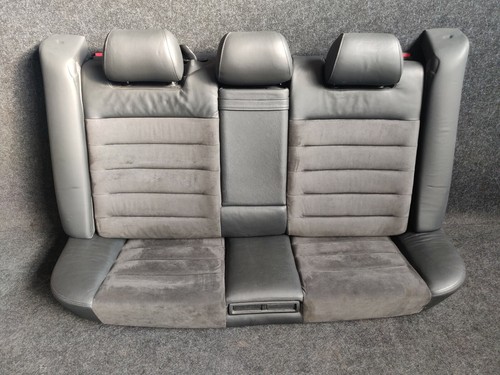LEDER ALCANTARA Rücksitzbank Audi A6 4B Ausstattung Sitz hinten schwarz