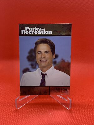 2013 Press Pass Parks and Recreation Rob Lowe as Chris Traeger Foil Parallel #78