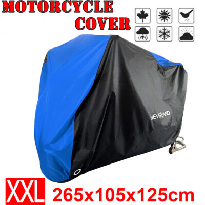 NEVERLAND XXL Motorradabdeckung In/Outdoor Wasserdicht Ganzgarage Roller Schutz