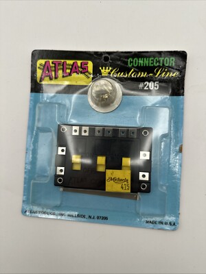 Vintage Atlas Custom Line Connector 205 Model Trains HO Scale NOS NEW 