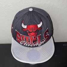 Vintage Chicago Bulls Snapback Black Hardwood Classic Cap Hat New Era 9Fifty NBA