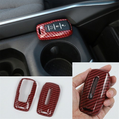 ABS Key Fob Smart Case Cover Protector Shell Trim for Dodge Ram 1500 2500 2018+ - Imagen 35 de 49