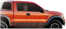 2 Piece Rocker Panel Strips Set - Camo Decal Wild Oak 7308 7.5 X 240