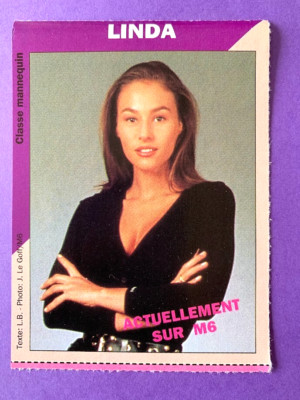 VANESSA DEMOUY ''CLASSE MANEQUIN'', LINDA, RARE TRADING ROOKIE CARD COLLECTOR