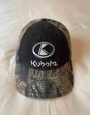 Kubota K-Product Camo Hat Cap Adjustable Strap Back OSFM EUC