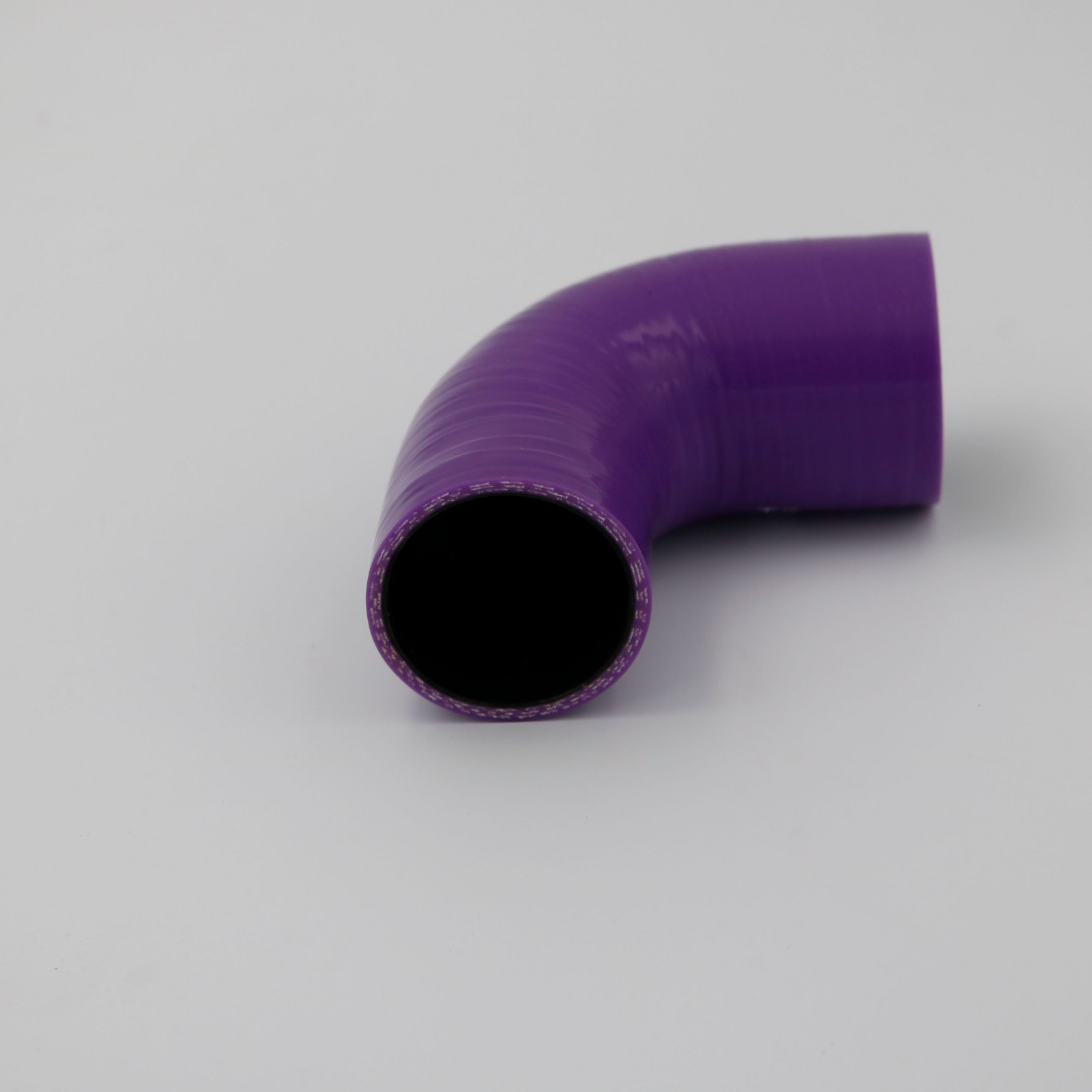 Purple 3.5" To 3.5" 90 DEGREE 89 mm Silicone Pipe Intercooler Coupler