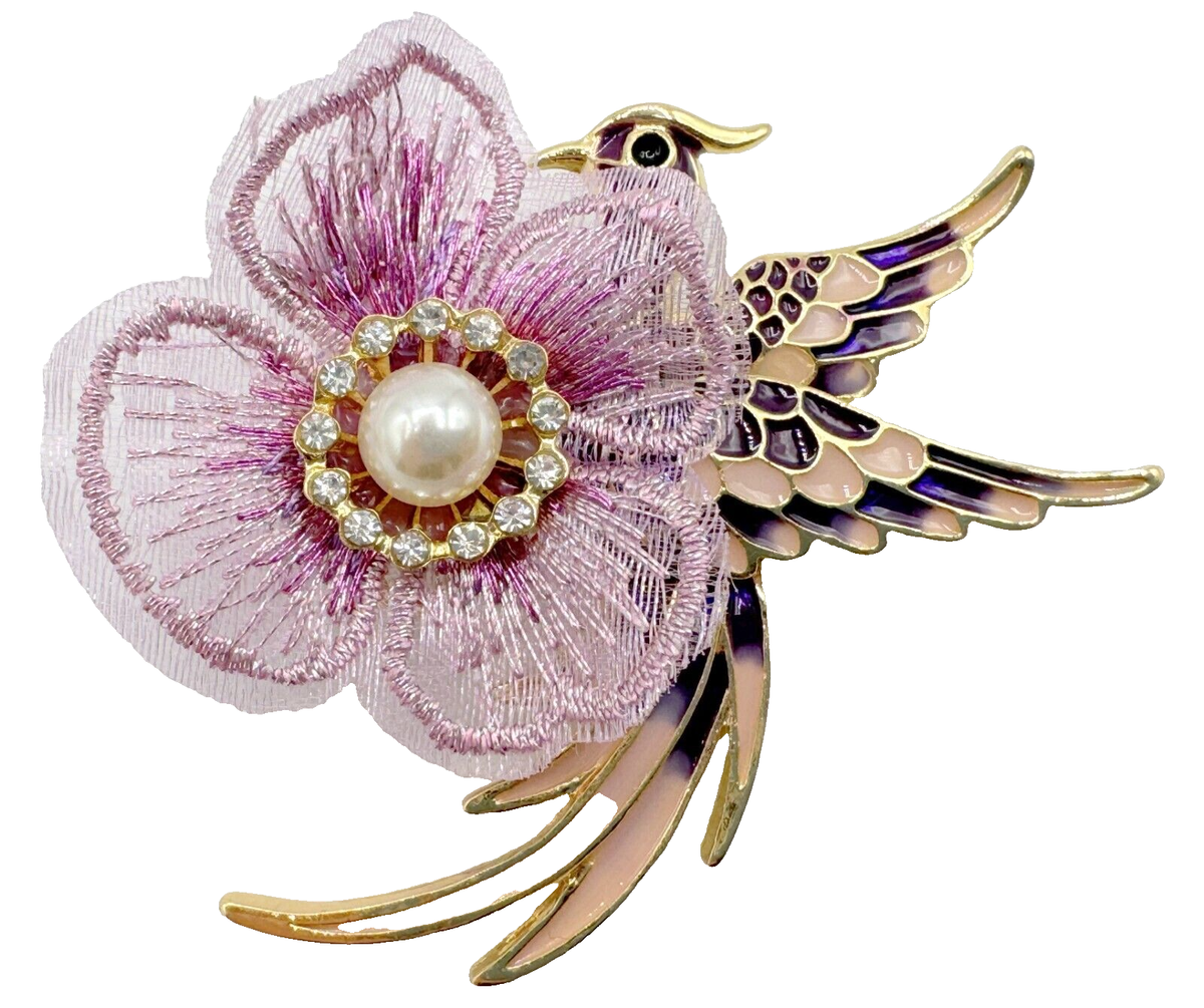 T6-2040 BROOCH GOLD TONE PIN 2.6