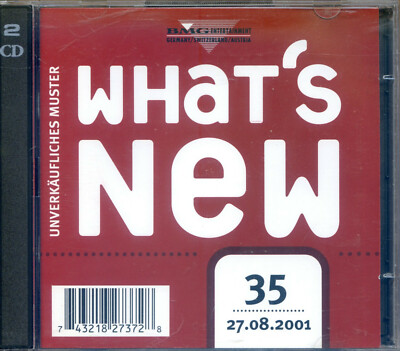 2 CD Set - What's New 35 - 27.08.2001- BMG - Promotion CD
