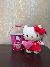 Hello Kitty and Friends Plush 2024 with Sweet Cherry Metal Tin Bucket