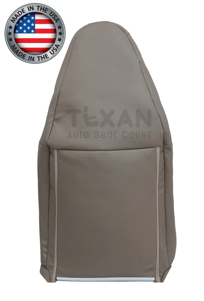 Cubierta de asiento de repuesto para pasajero vinilo tostado para camioneta GMC Savana 1500 2016-2021 Foto 4 de 4