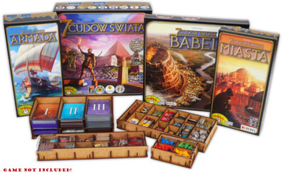 Docsmagic.de Organizer Insert for 7 Wonders Box - Einsatz