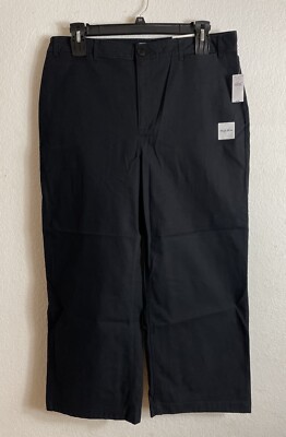 Old Navy Khaki Pants Womens Size 16 High Rise Black