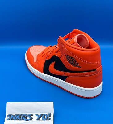 Jordan 1 Mid SE Rush Orange Crimson Bliss (DM3381-600) Size 12
