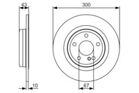 2X Bosch 0 986 479 A38 Bremsscheibe FüR MERCEDES-BENZ