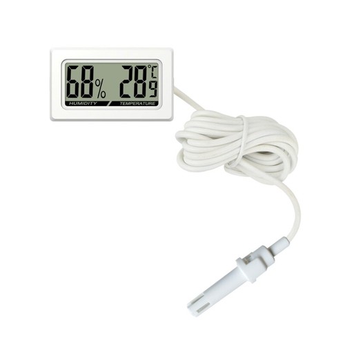 Digital Display Thermometer Humidity Gauge for Lab Room Reptiles Incubators - Picture 10 of 15
