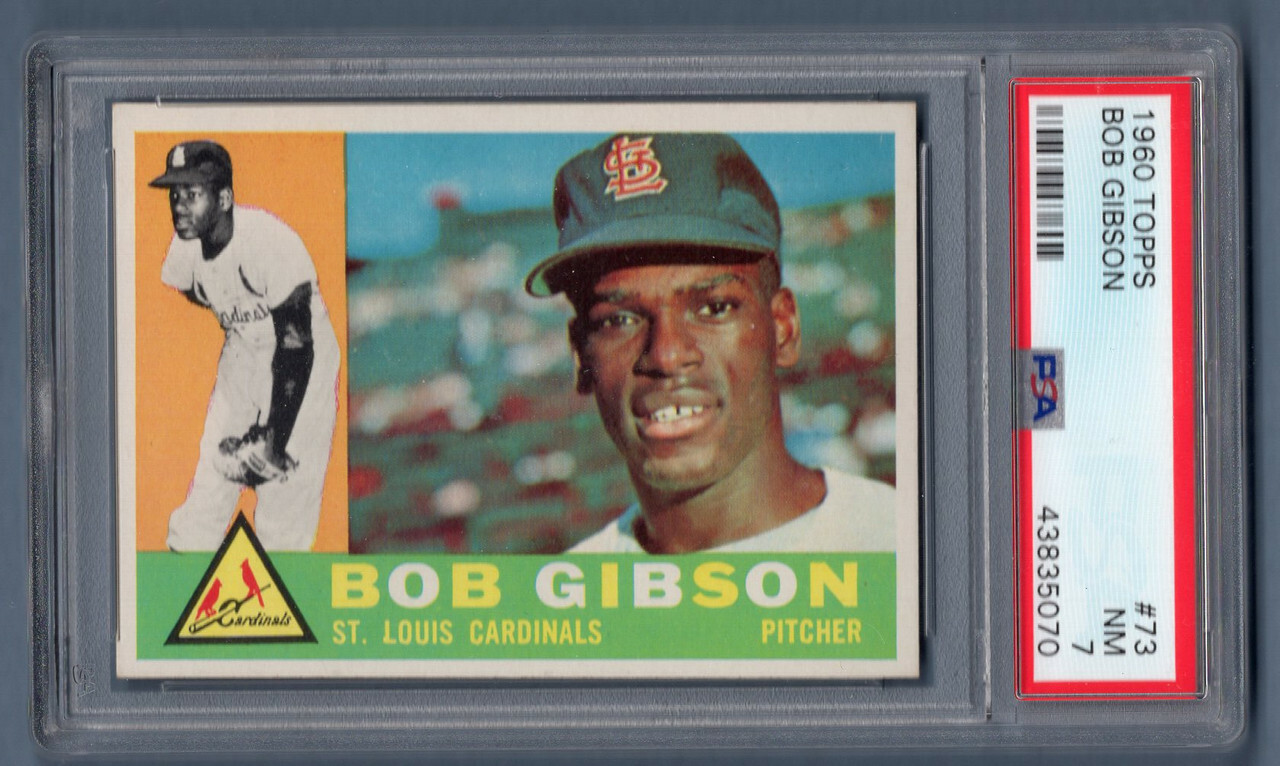 1960 Topps #73 Bob Gibson (43835070) PSA 7