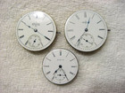 Dial Elgin + other pocket watch watches Lot Of 6 Vintage antique 1800 Porcelain